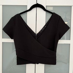 Zara Black Crop Top